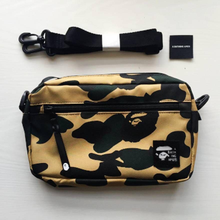 Buy BAPE 1st Camo Mini Shoulder Bag 'Yellow' - 1G80 182 005 YELLOW