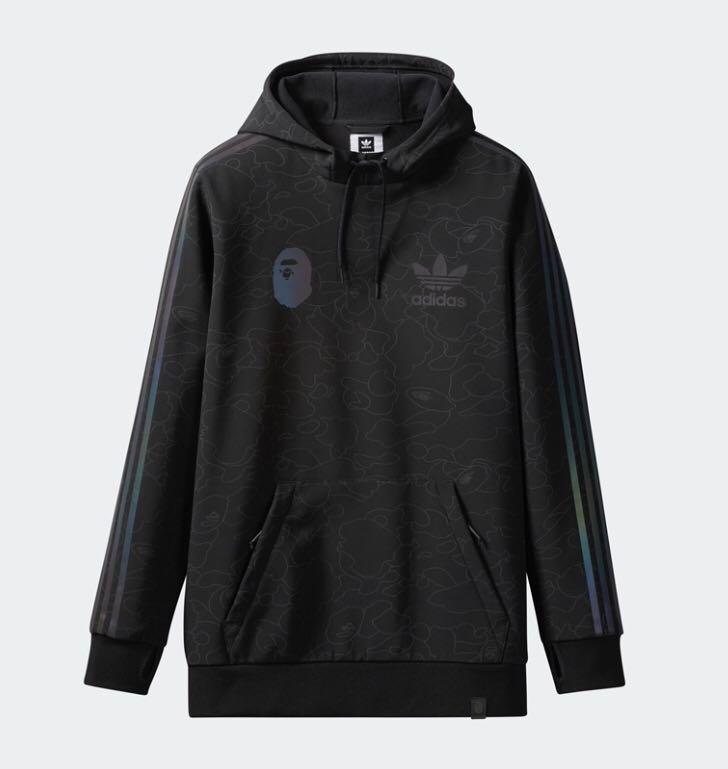 Bape Adidas Tech Hoodie Pullover Men s Fashion Tops Sets Hoodies on Carousell