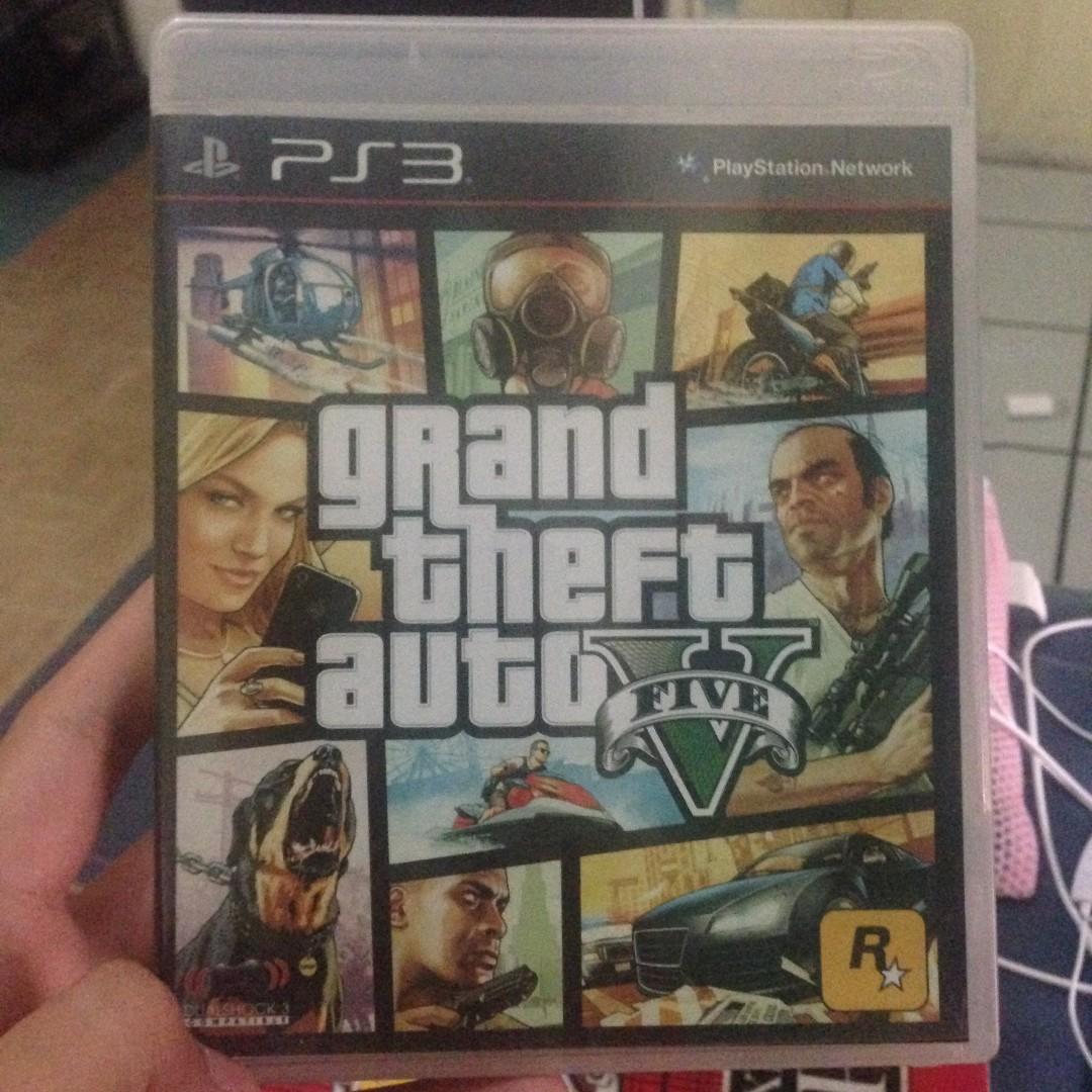 Bd Kaset Gta V Ps3 Video Game Game Di Carousell