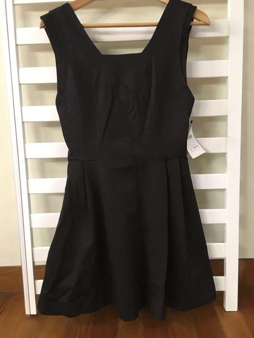 little black dress zara 2018