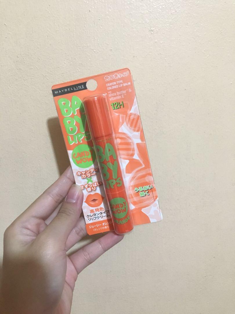 Brand New Baby Lips Candy Wow In Orange Beauty Personal Care Face Face Care On Carousell