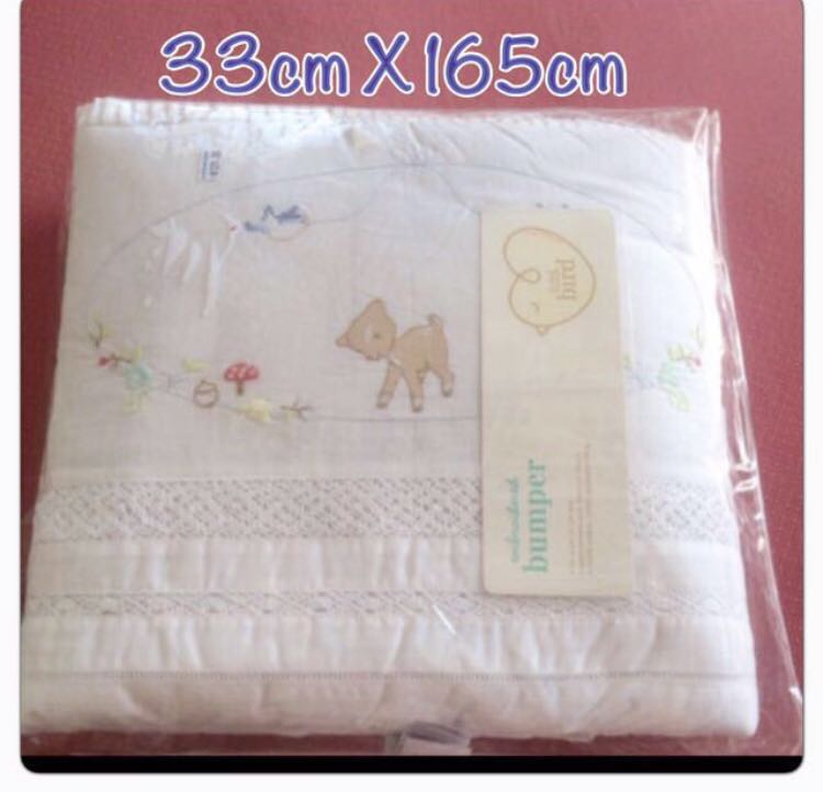 little bird cot bumper