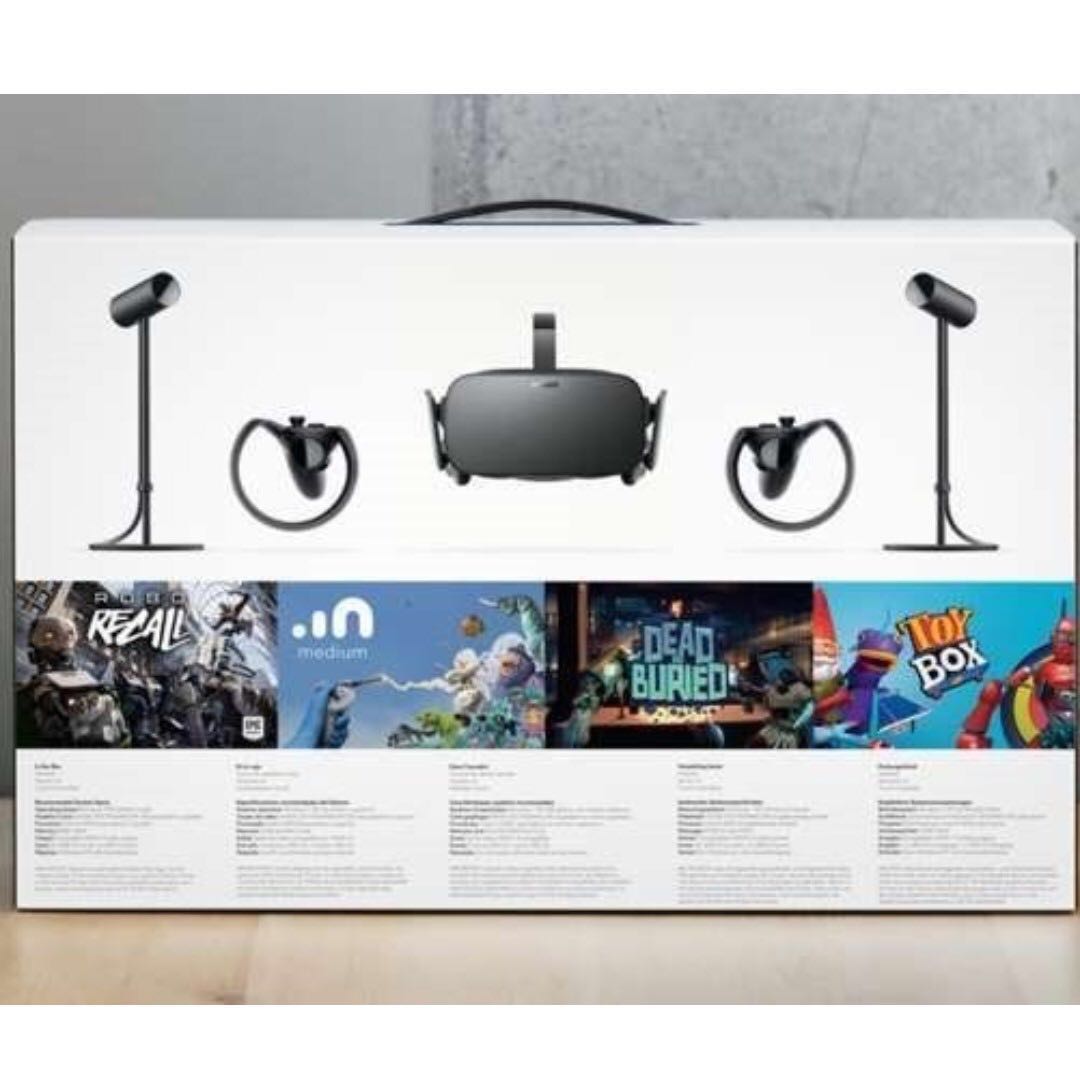 Brand New Oculus rift (Headset + Controllers + Sensors), Video Gaming