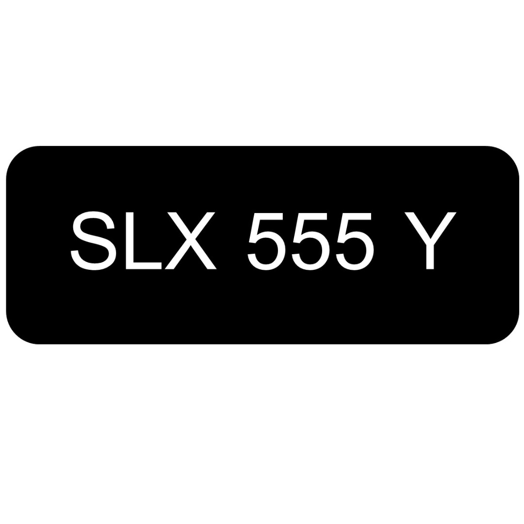 Car Number Plate For Sale Slx 555 Y Car Accessories Car Plates On