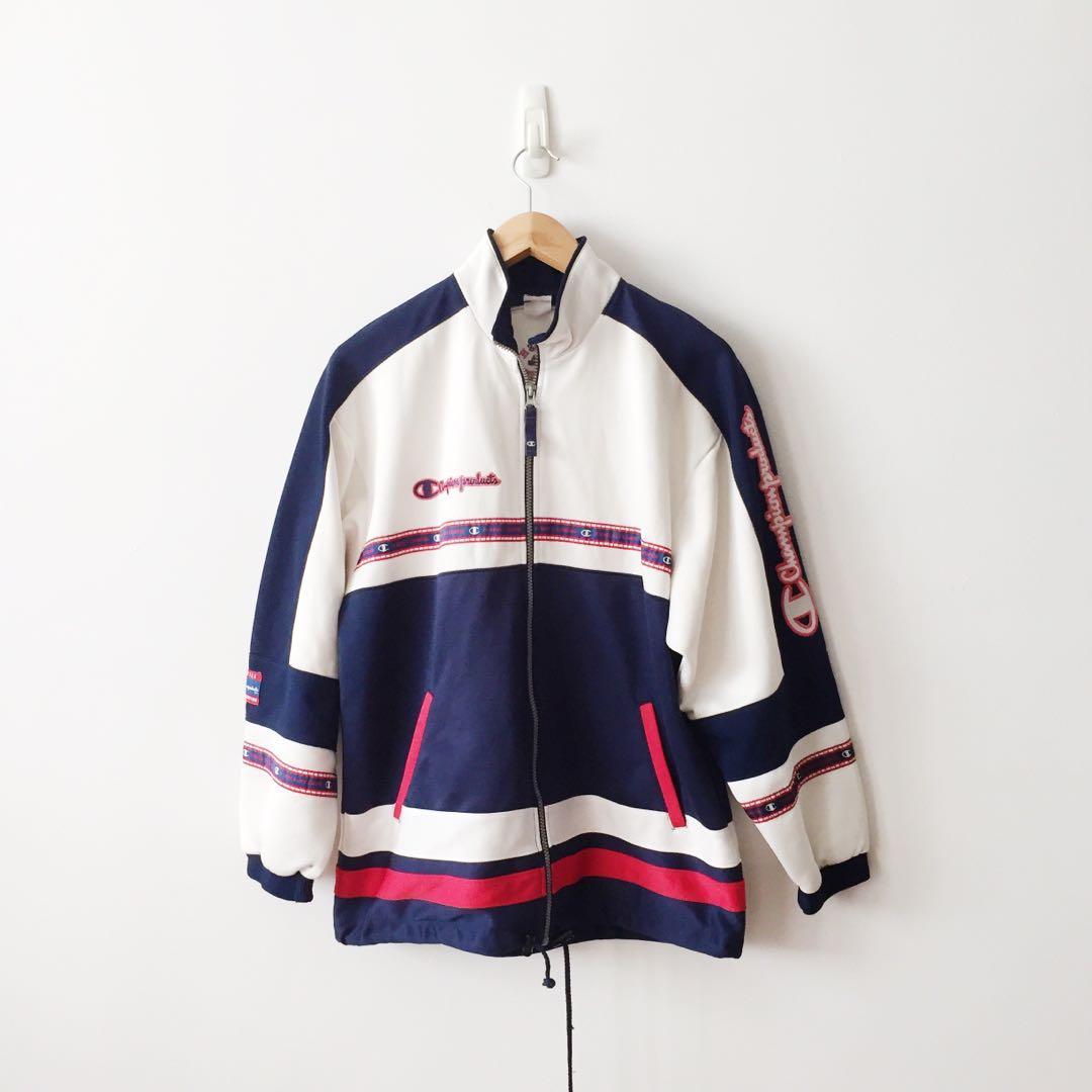Champion full zip track jacket online