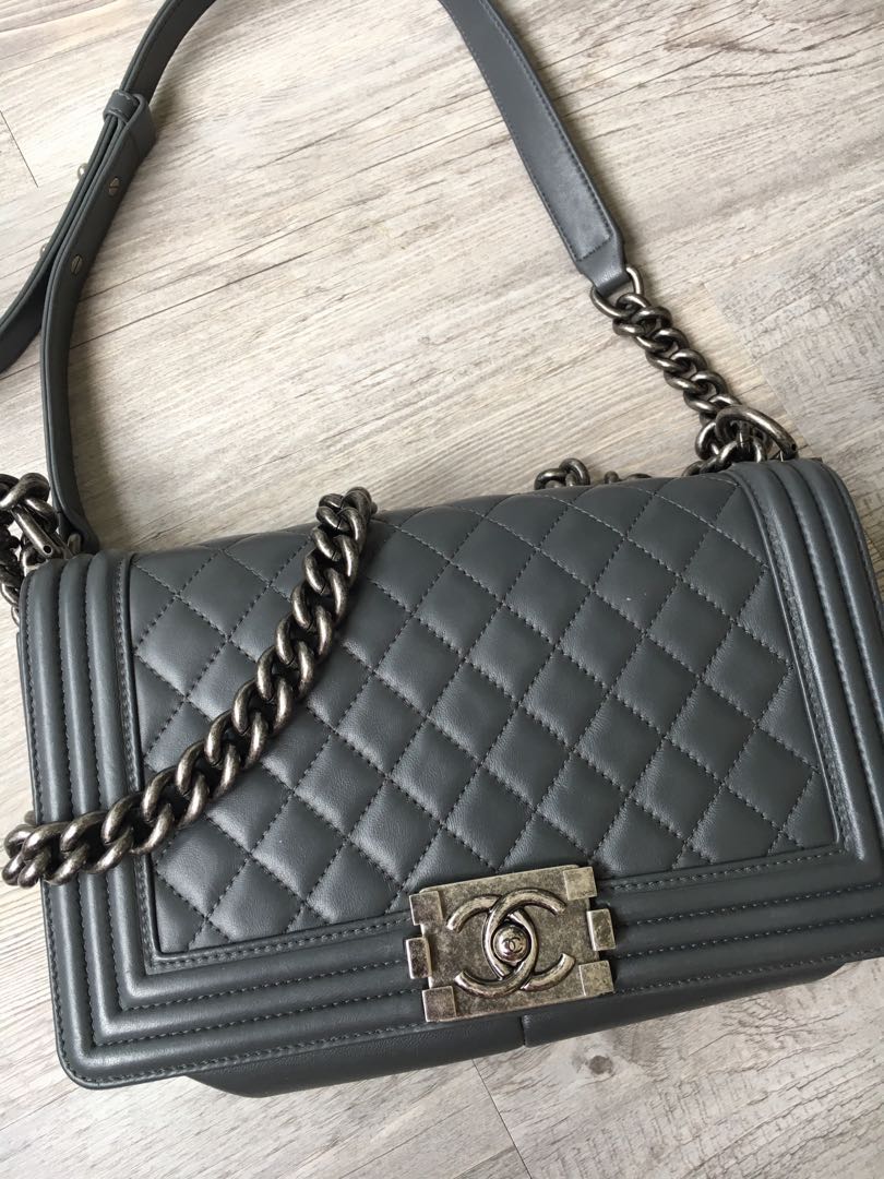 Top 63 về chanel boy small grey hay nhất  cdgdbentreeduvn