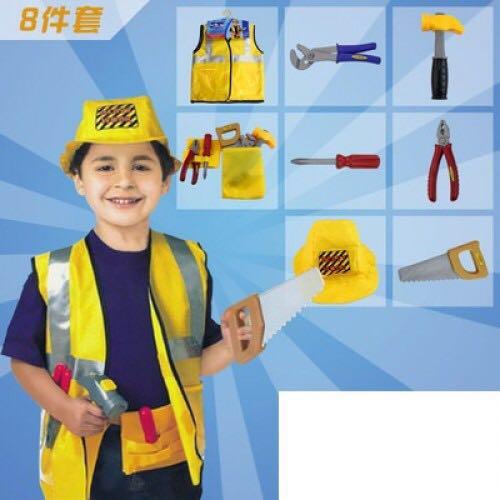Construction worker costume, Babies & Kids, Babies & Kids Fashion on ...