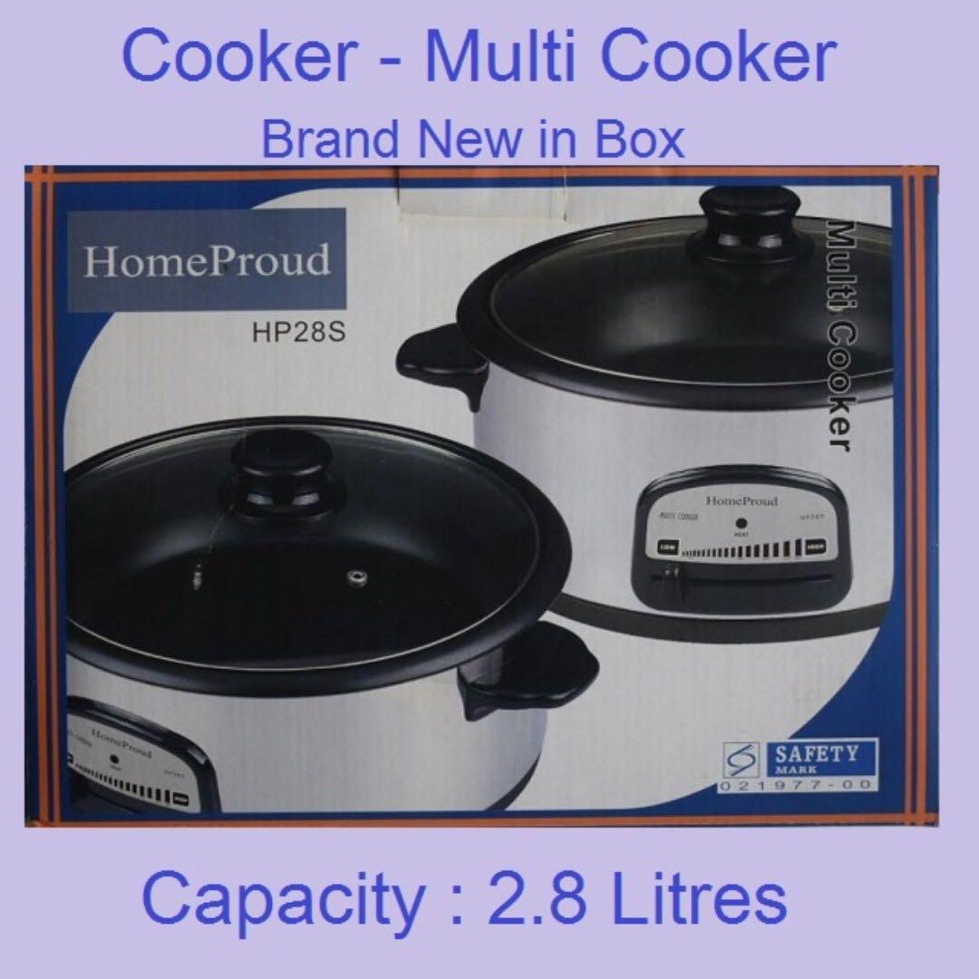 Cooker 2.8 Litres Multi Cooker HomeProud Brand
