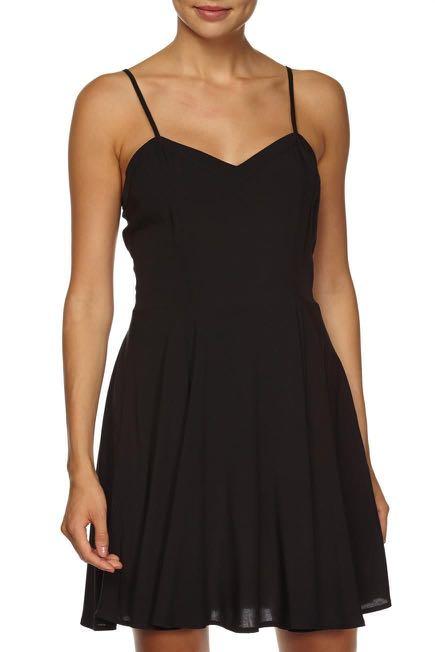cotton on black cami dress, Women's 