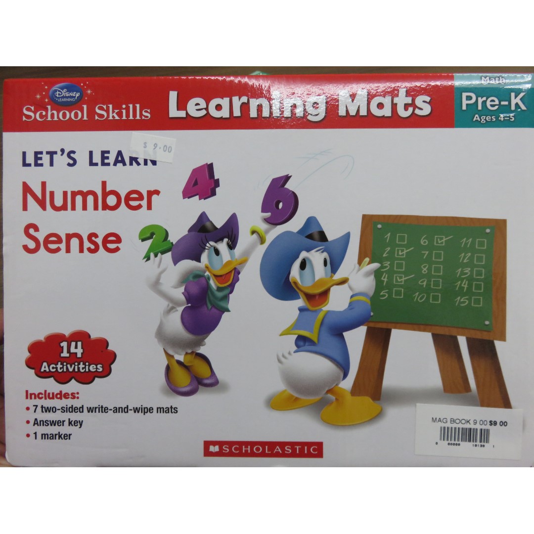 Disney Learning Mats, Hobbies & Toys, Toys & Games on Carousell