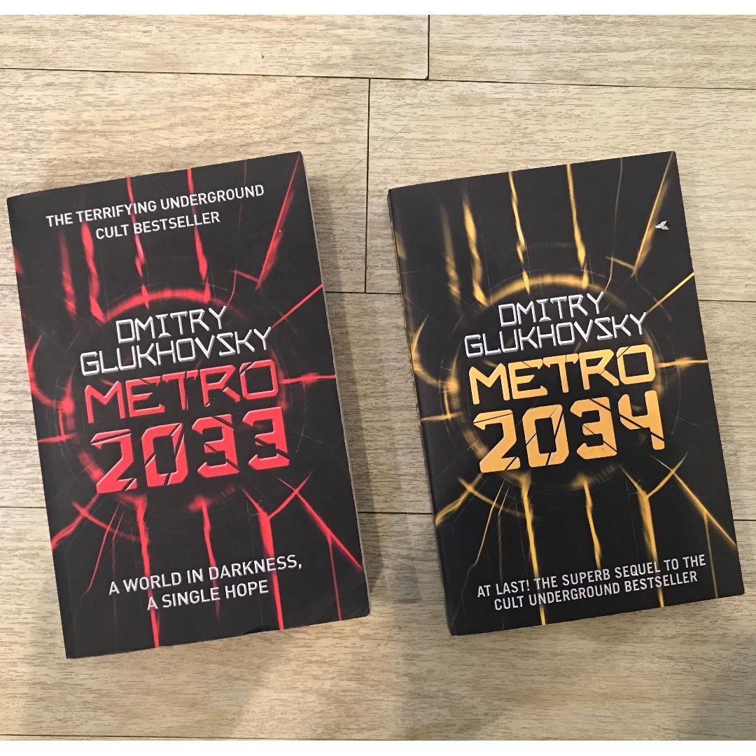 Fiction Novels Metro 2033 And Metro 2034 Dmitry Glukhovsky Books Stationery Fiction On Carousell
