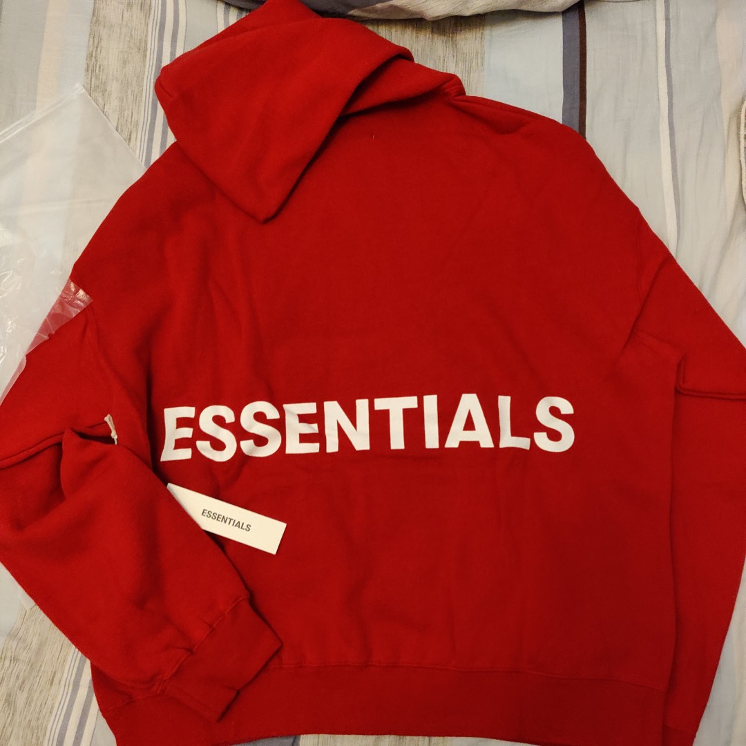 Fog essentials shop graphic pullover hoodie
