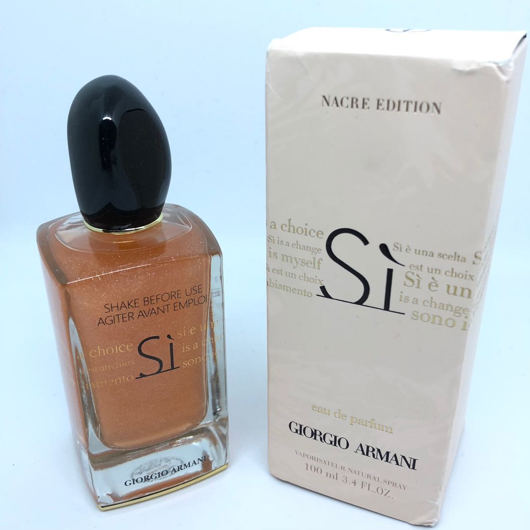 giorgio armani si nacre edition