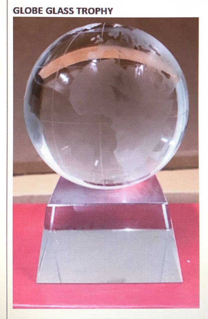 Glass Globe Trophy, Everything Else on Carousell
