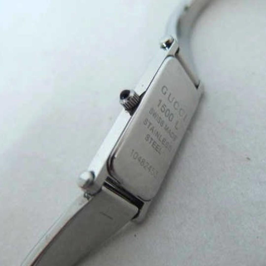 GUCCI 1500L LADIES WATCH PURPLE DIAL SILVER BRACELET Women s