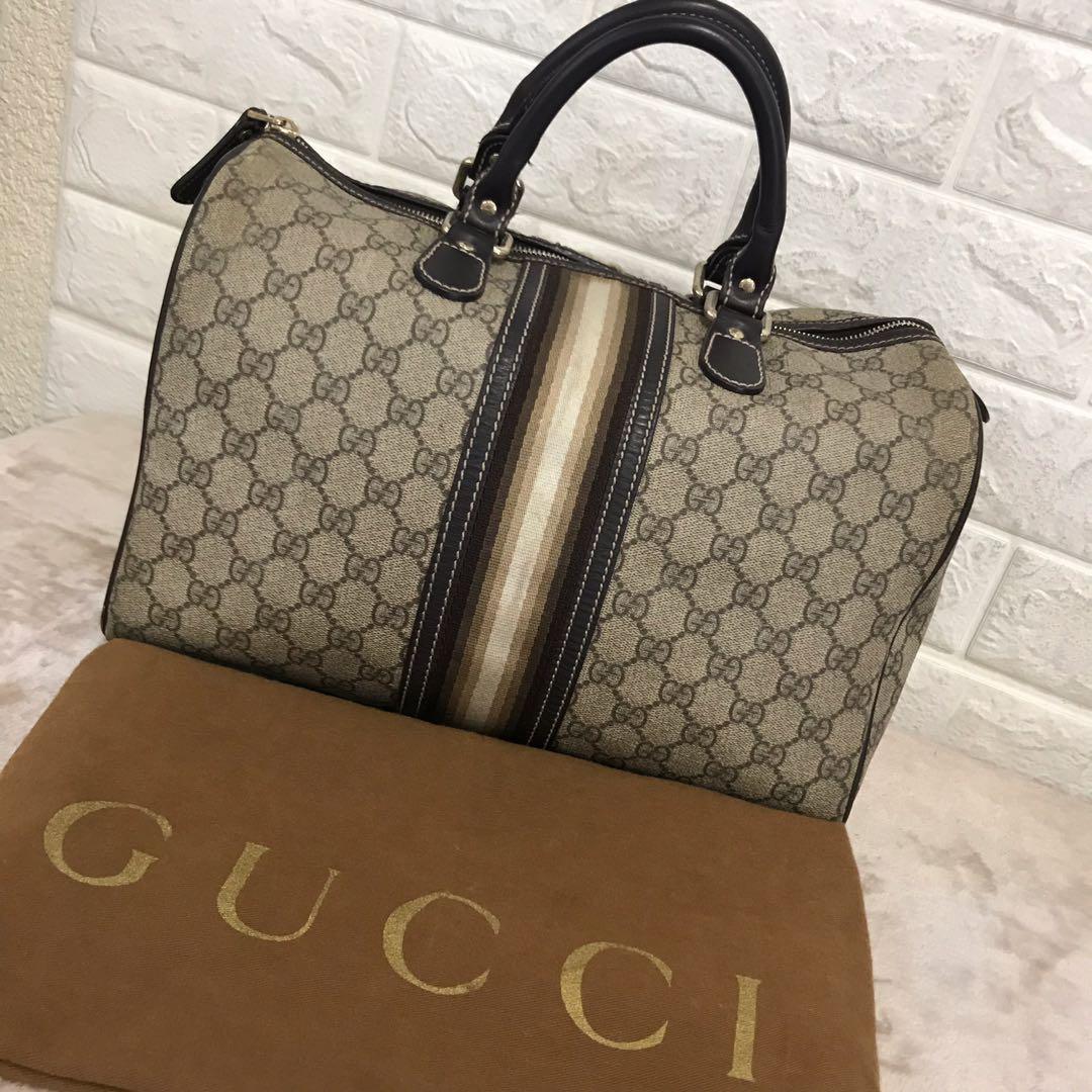 GUCCI BOSTON SIZE 30, Luxury, Bags & Wallets on Carousell