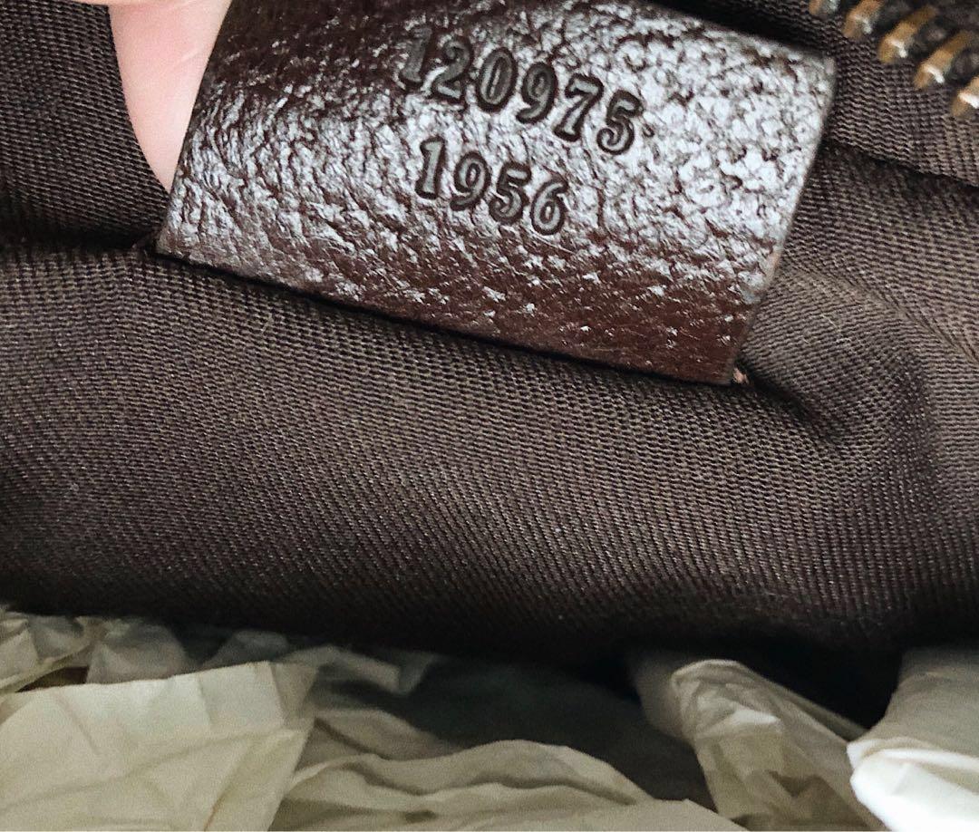 Gucci GG Canvas Brown Tracollina Sling Bag