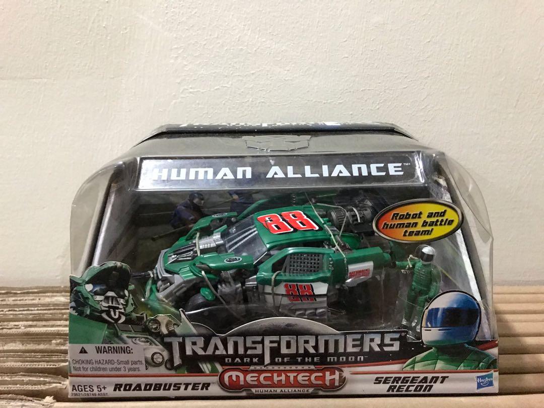 Transformers Mechtech Mini Hasbro Transformers Mechtech Human Alliance Roadbuster/Sgt Recon ...