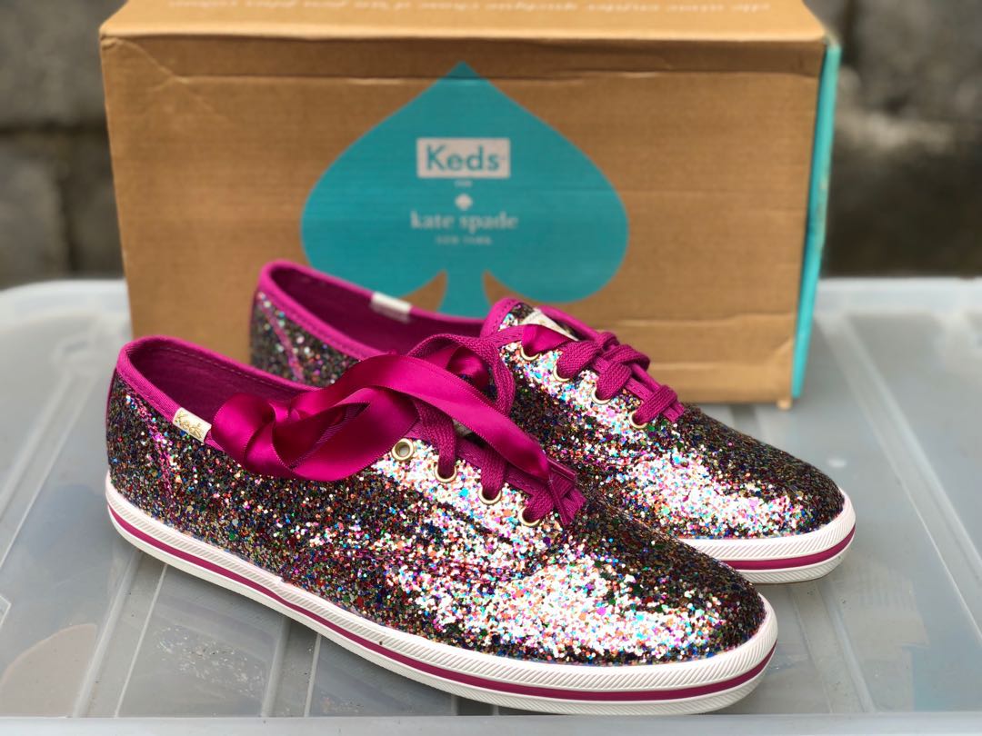 keds pink glitter