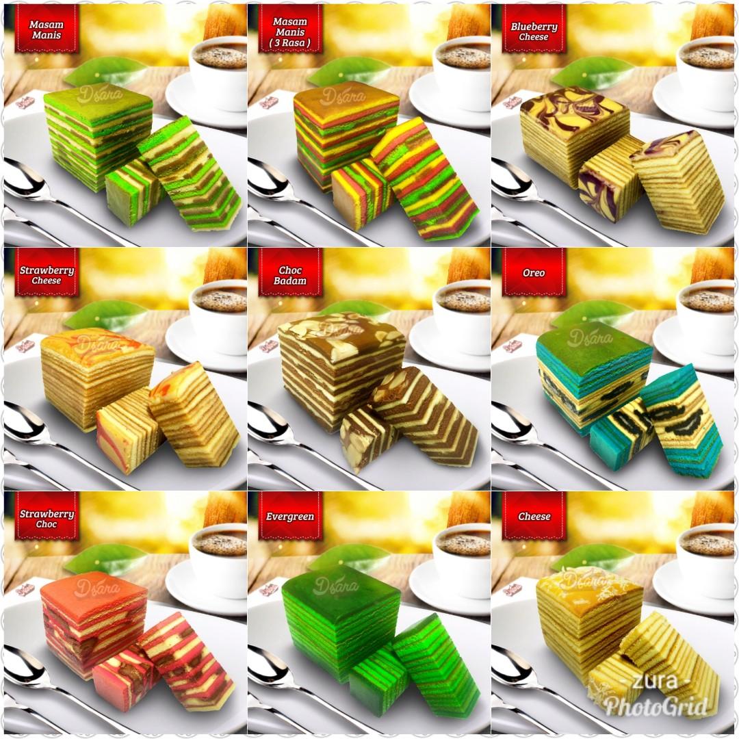 Kek Lapis Sarawak Food Drinks Baked Goods On Carousell