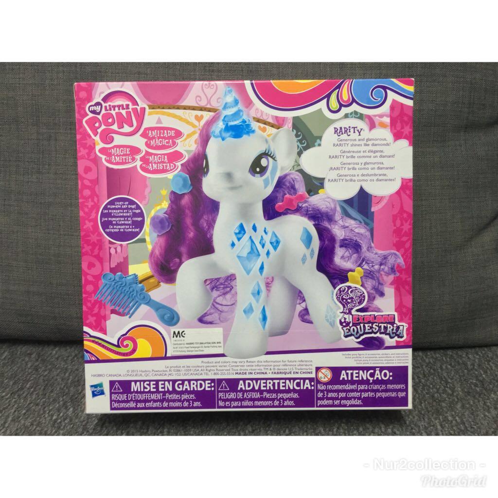 My little pony cutie mark magic glamour glow rarity figure deals