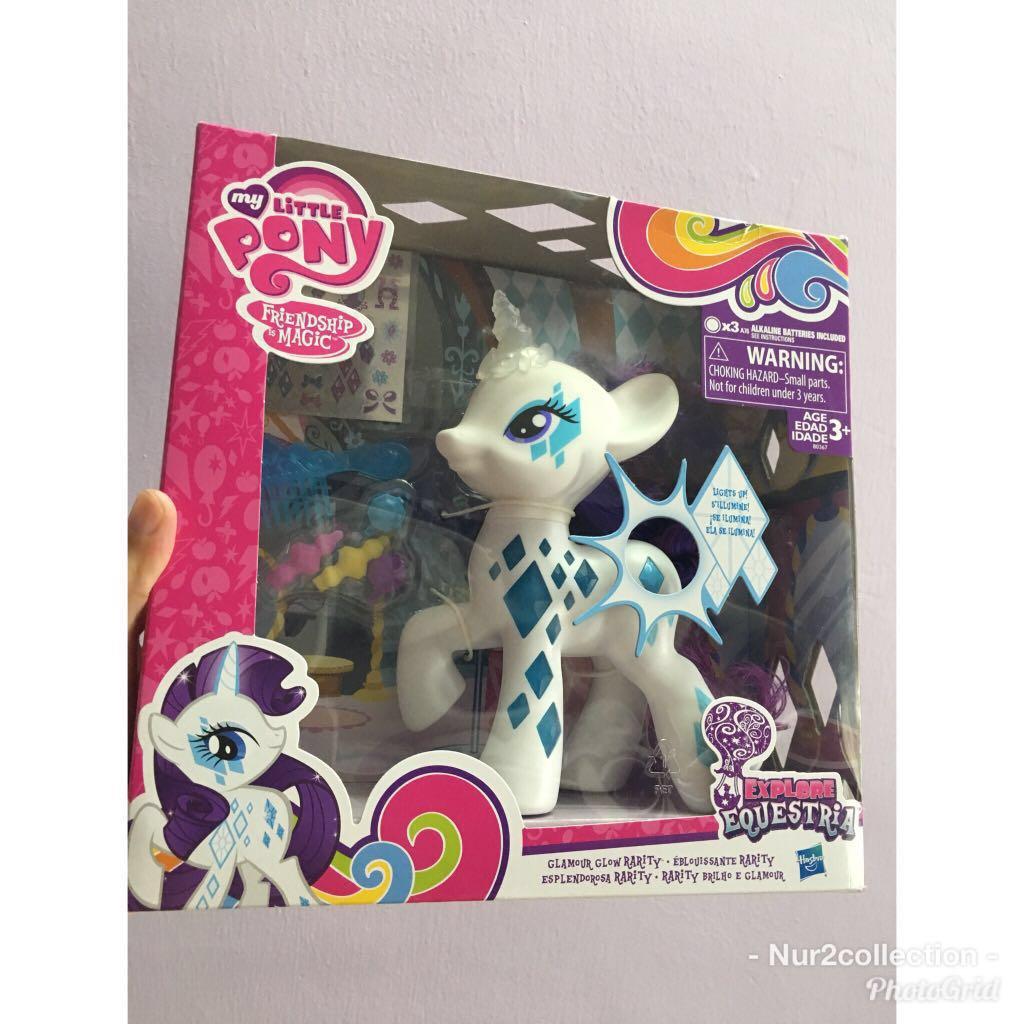 My little pony cutie mark magic glamour glow rarity figure deals