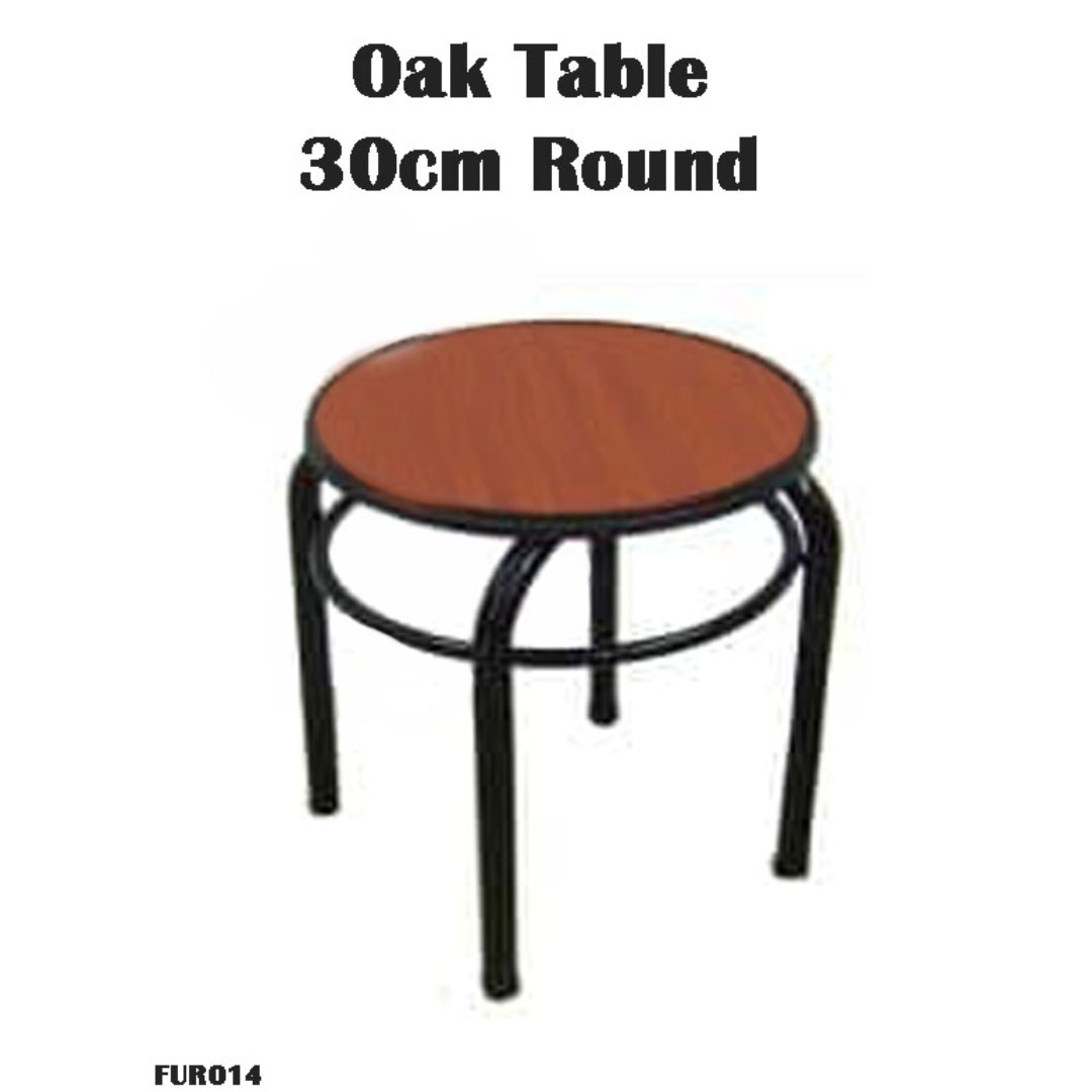 Oak Table 30cm Round #FUR014 on Carousell