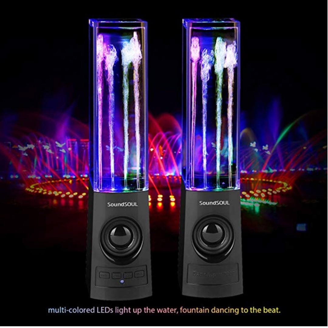 bluetooth light up water speakers