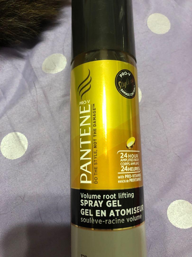 Pantene volume root lifting spray gel, Beauty & Personal Care, Hair on