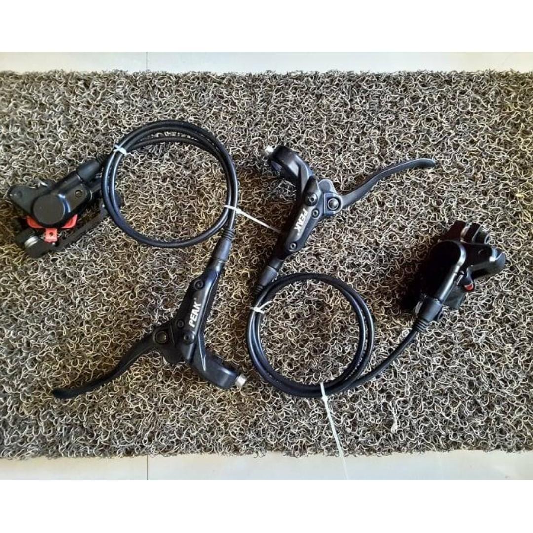 Peak Hydraulic Brakeset Bicycle Bike MTB Brake Set Cycling Brake 
