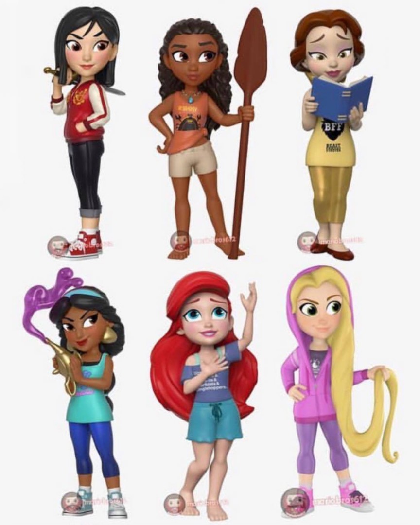Comfy Princesses Funko Rock Candy Multicolor 33531 Rapunzel Toy