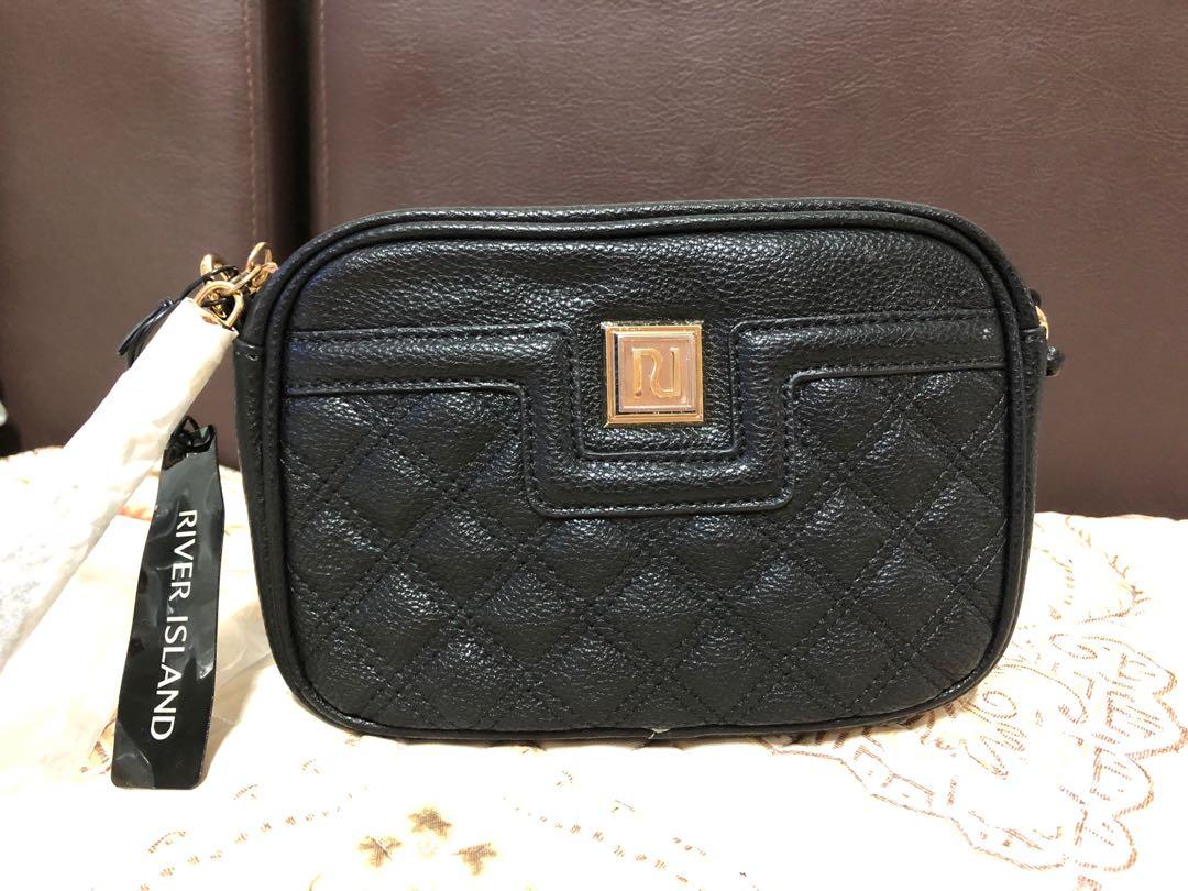 river island quilted bag