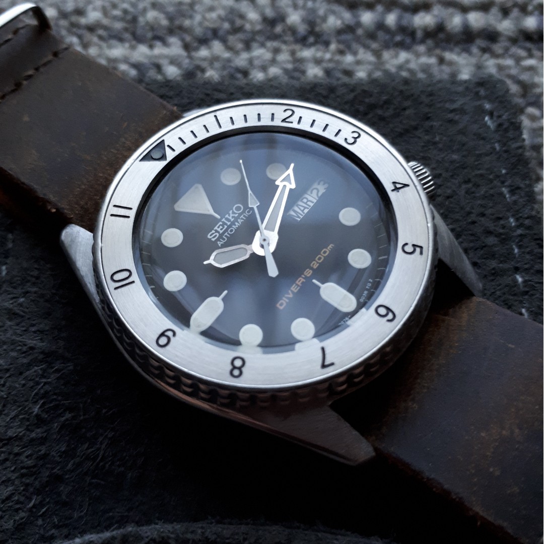 Seiko SKX013 with Yobokies Bezel for sale Men s Fashion Watches