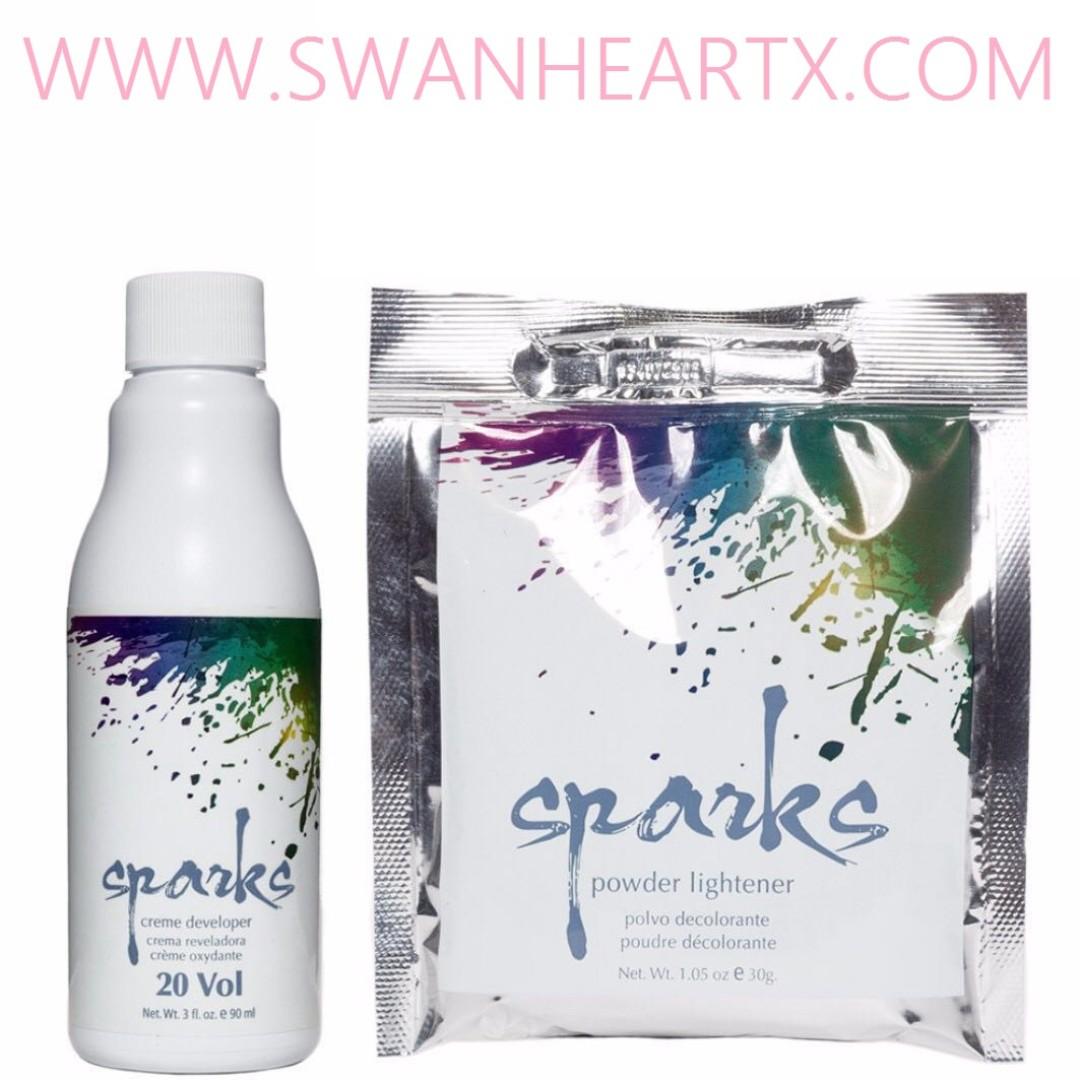 Sparks Bleach Hair Lightening Kit Health Beauty Hair Care On