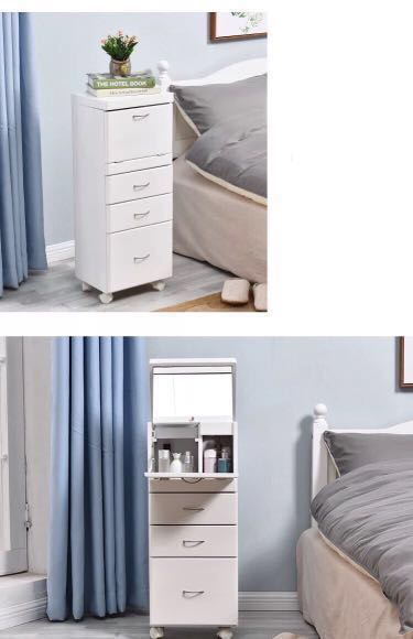 chest of drawers and dressing table