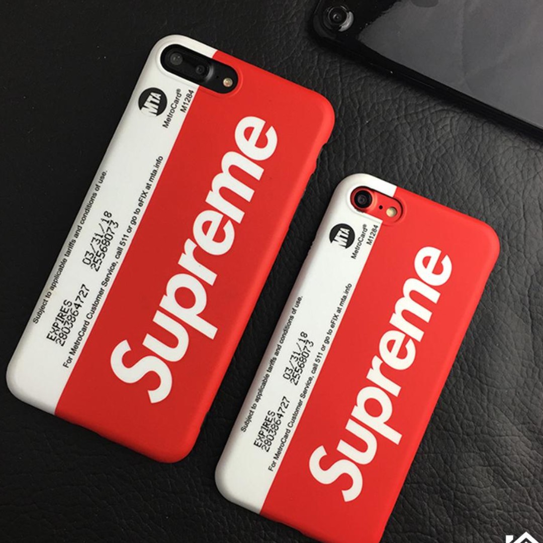Supreme metrocard phone case on sale