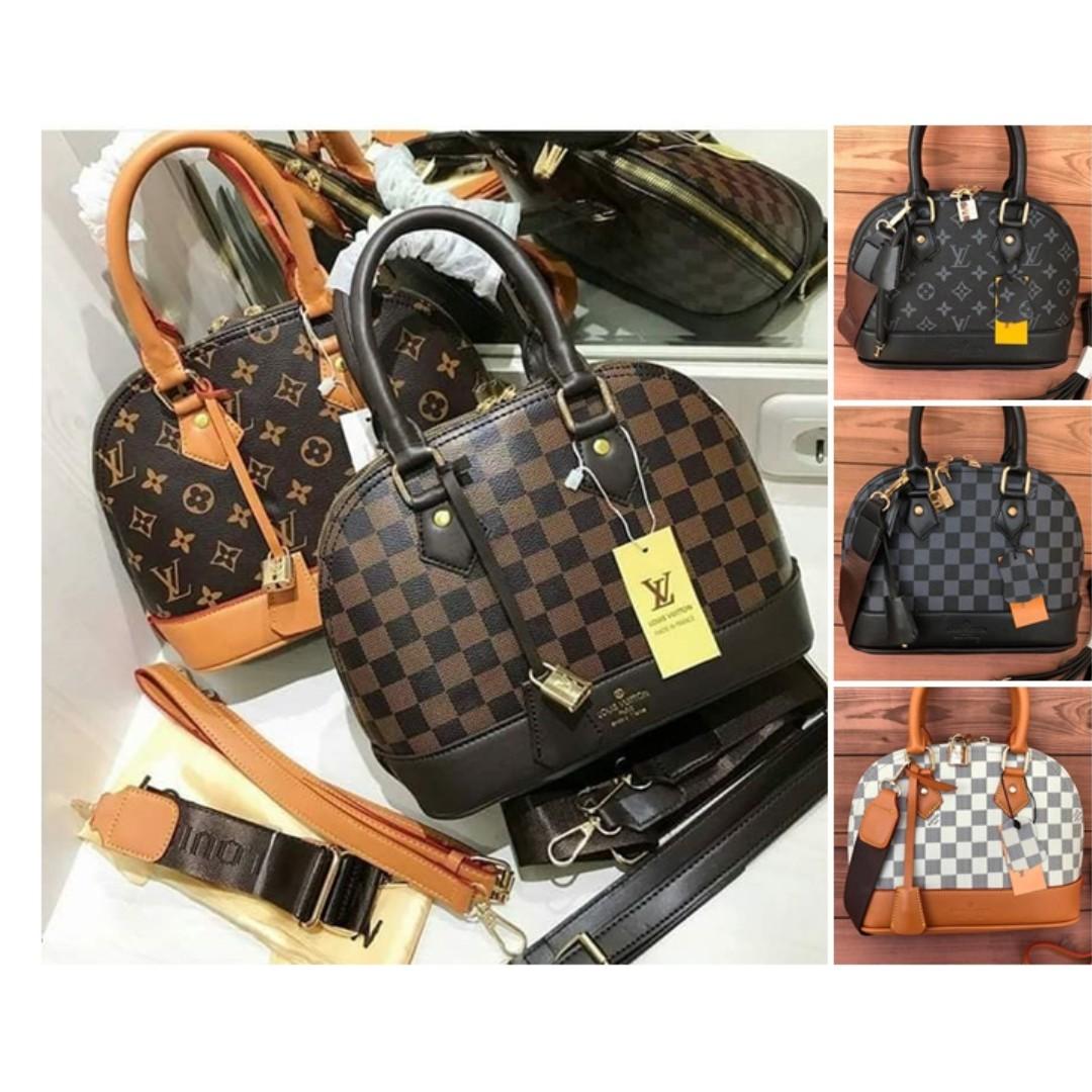 Real Pict Premium Tali 2 Lv Alma Mini Super Damier Mono Tas Batam