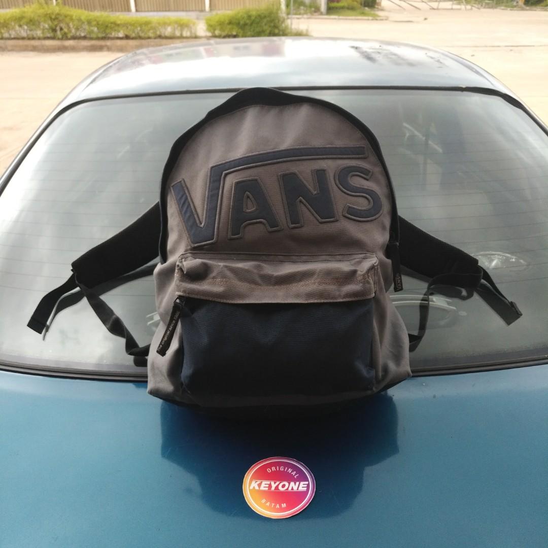 vans navy backpack