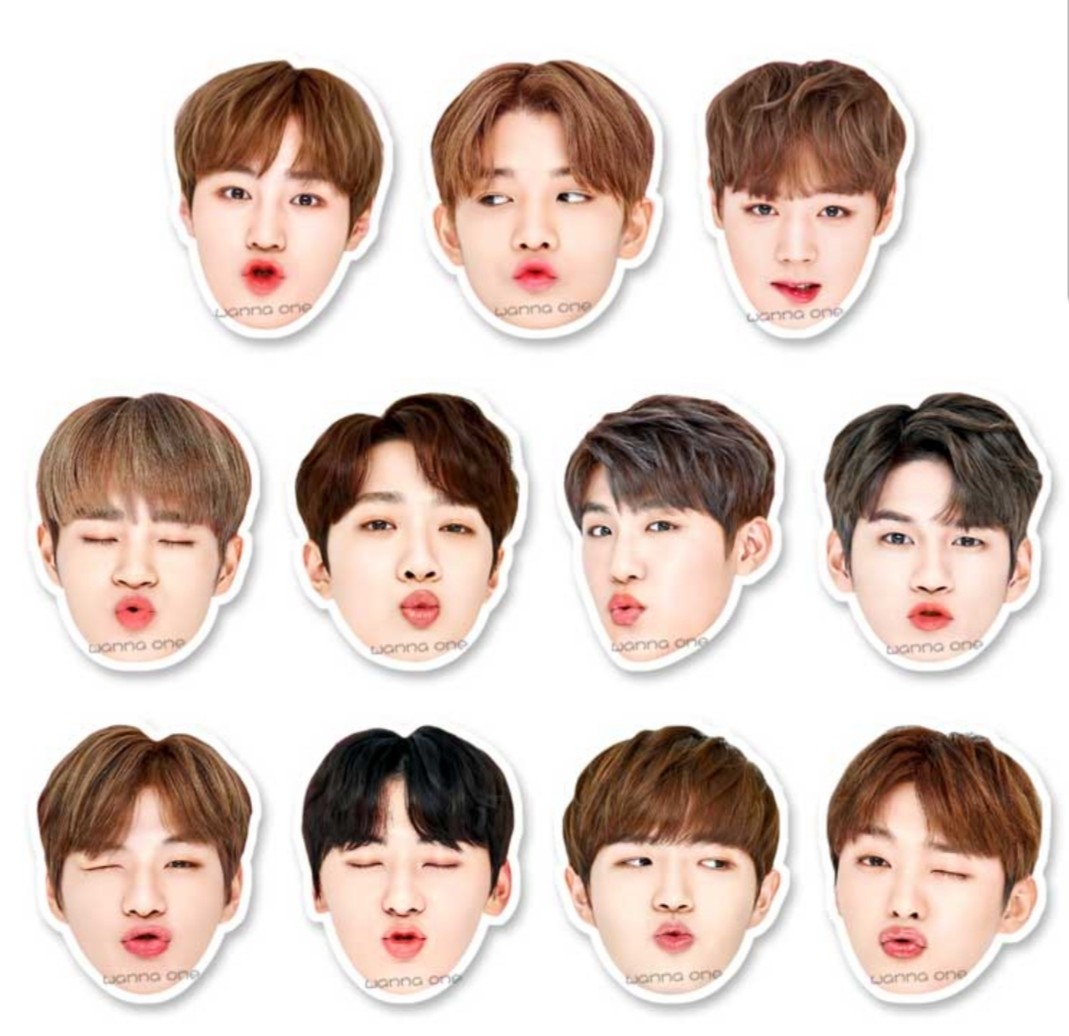 WannaOne BTS stickers Entertainment K-Wave on Carousell