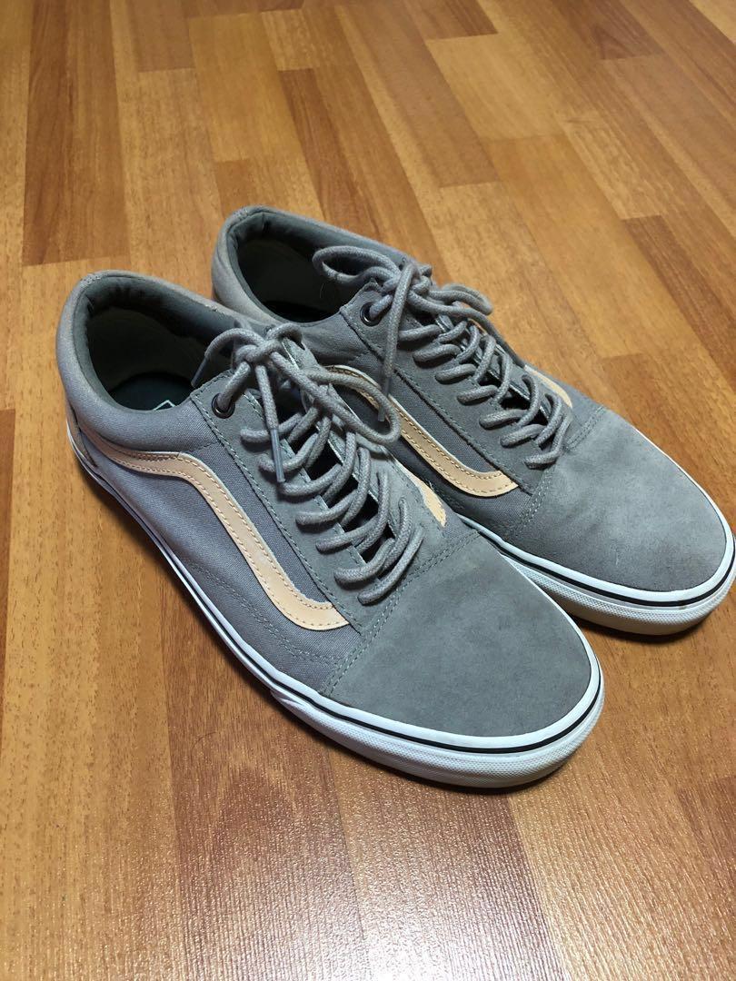 cream coloured vans