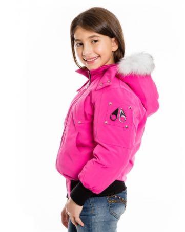 Youth Moose Knuckle down jacket in pink size 14 Babies Kids Girl s Apparel on Carousell