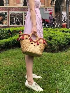 Tussel Leonie weaved bag