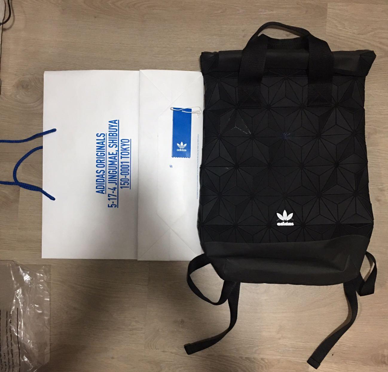 Adidas X Issey Miyake 3D roll bag Black