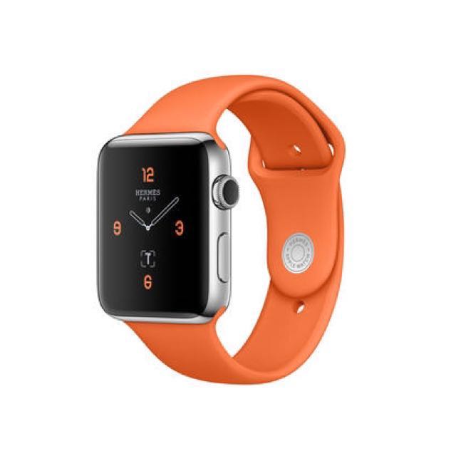 Apple Watch Sport Band Hermes Orange 38mm 40mm 42mm & 44mm, Men's Fashion,  Watches & Accessories, Watches on Carousell