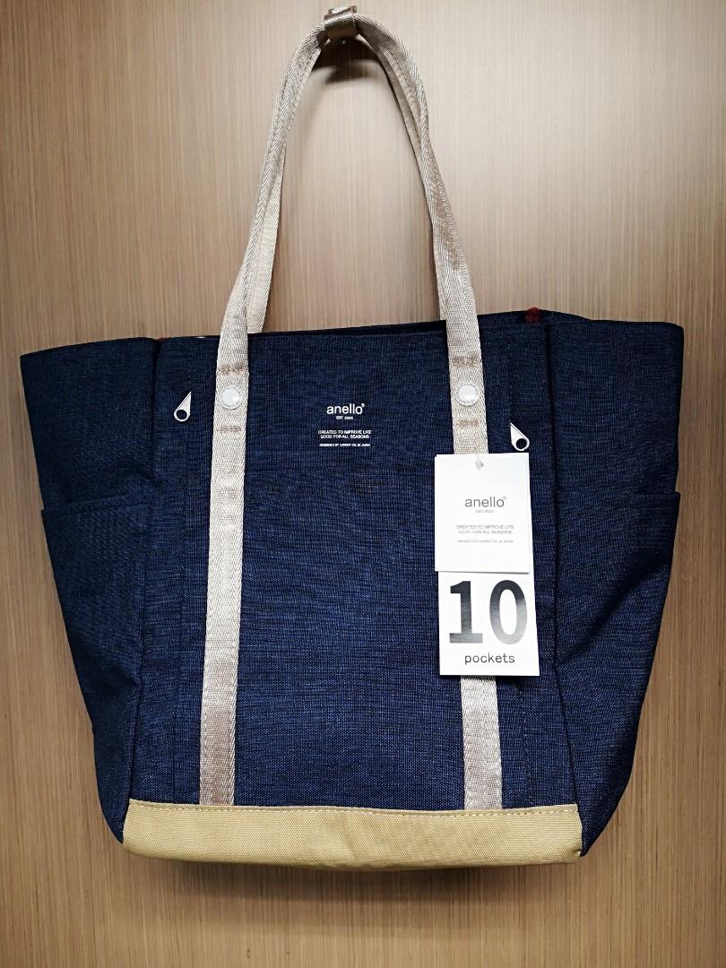 Anello 10 store pocket tote bag