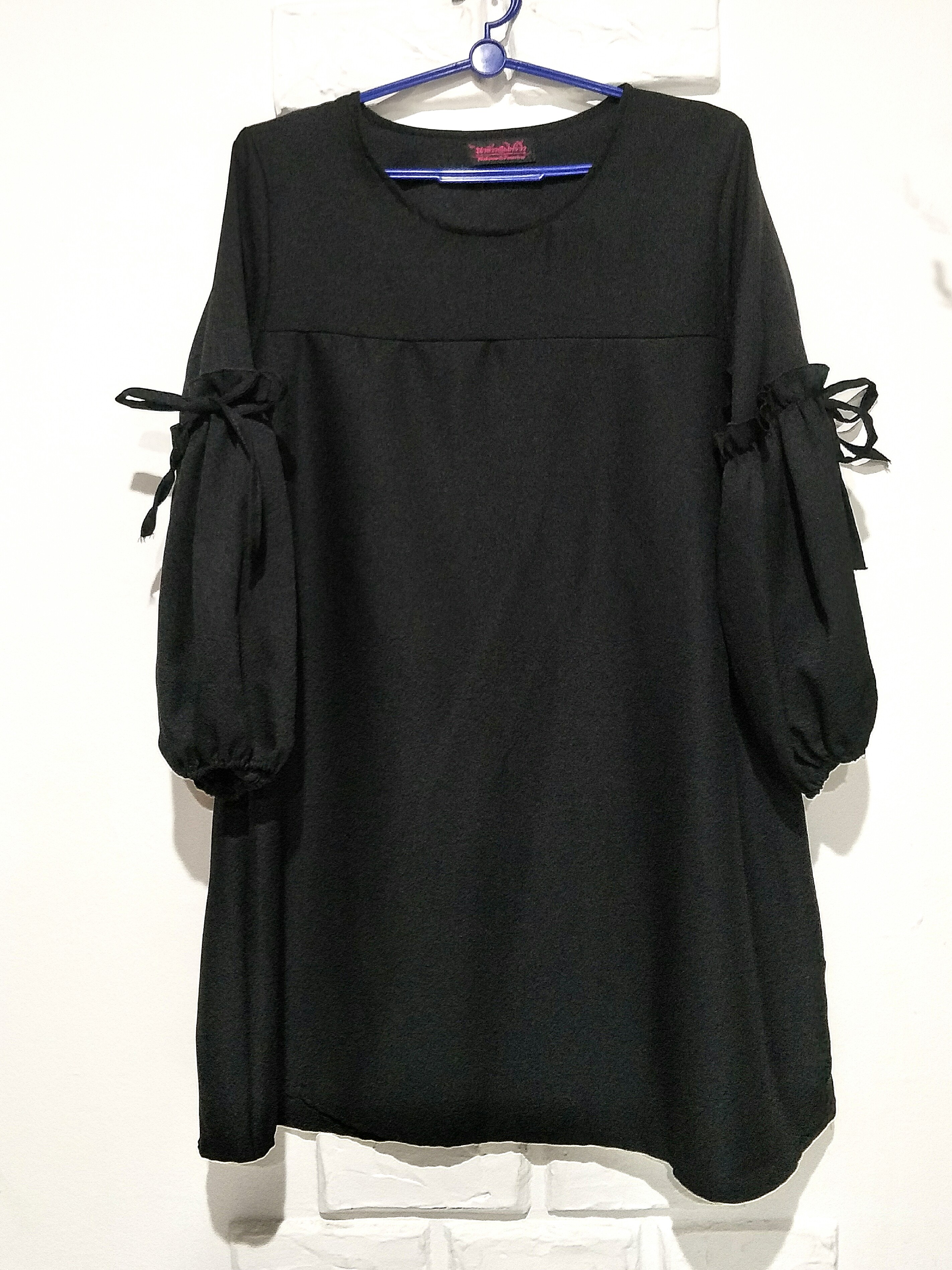 Puffy Sleeve Babydoll Dress