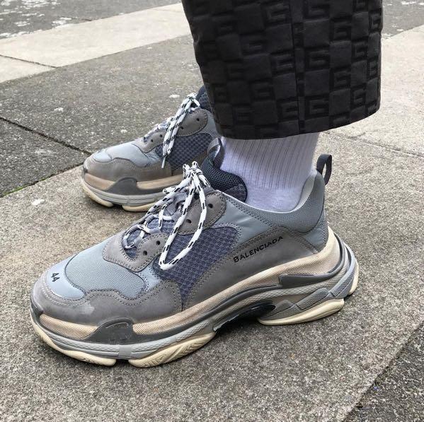 BALENCiAGA TRiPLE S Black Non Distressed Eu 39 40 41