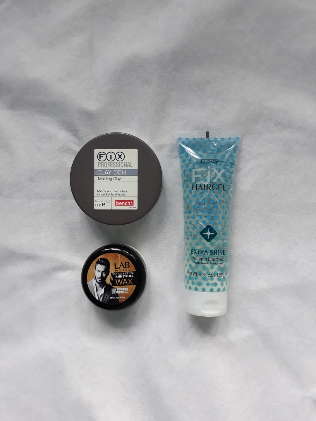 Bench Hair Gel Clay Bundle On Carousell