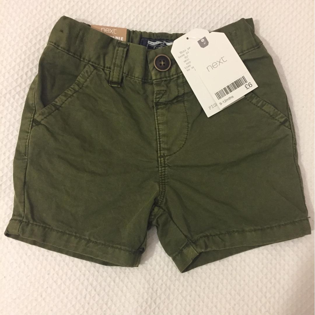 Reserved Bnwt Next Uk Chino Baby Boy Shorts 9 12 Months Babies