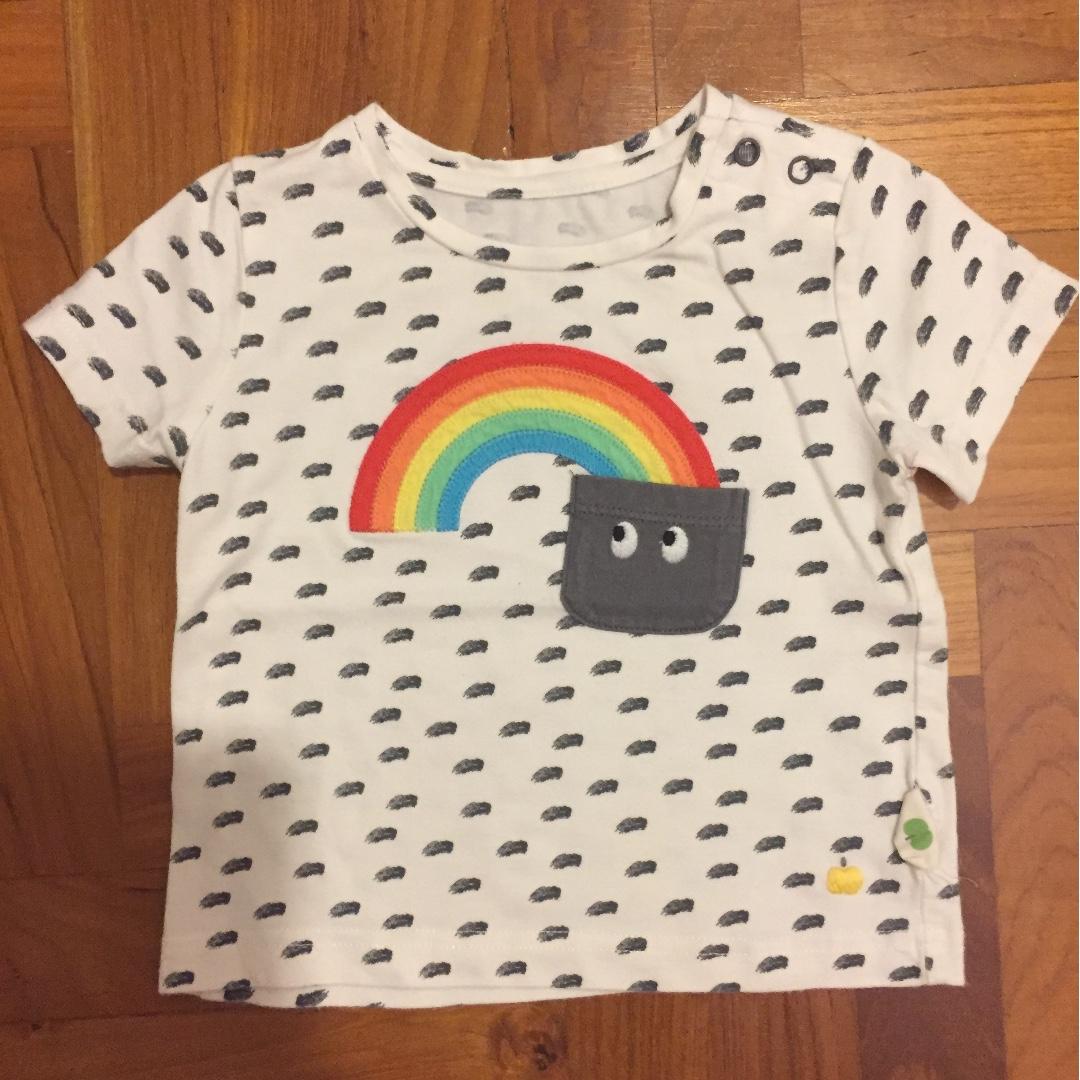Bonniemob Rainbow Baby T Shirt 9 12 Months Babies Kids Babies